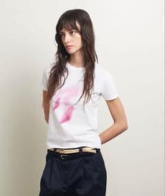 ATTISESSION ヒールプリント Tシャツ ホワイトのサムネイル