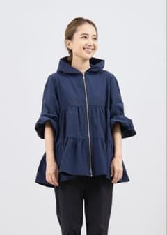 新品未使用品❗️ yori   撥水ストレッチパーカー　パーカー　ブラック　ヨリ yori ヨリ 撥水ストレッチパーカー - メルカリ