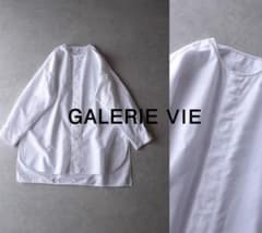 美品 トゥモローランド ギャルリーヴィー 2,6万 ノーカラーブラウス 