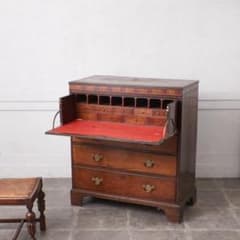 53928☆鍵付 ライティング ビューロー チェスト 机 デスク - メルカリ