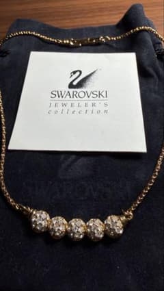 SWAROVSKI ビンテージラインストーンデザインネックレスのサムネイル