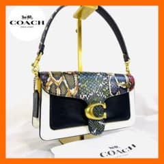 レア極美品COACHTabby26ワンショルダーバッグパイソン柄スネークスキン レア極美品COACHTabby26ワンショルダーバッグパイソン柄スネークスキン