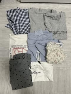 SHEINまとめ売り シーイン Tシャツ ちびTキャミソール等 ガーリー 韓国のサムネイル