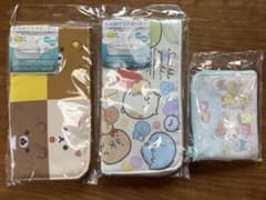 리락쿠마 스미코구라시 신품 미개봉 항균 마스크 파우치와 미니 파우치 세트
