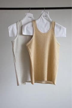 新品未使用 今季 LAME TANK silver - メルカリ