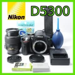Nikon D5300☆Wi-Fiで写真をスマホへ☆標準レンズセット☆すぐ使える
