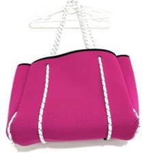 q bag paris トートバッグ ピンク ネオプレーン　sサイズのサムネイル
