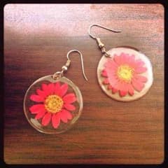 Chi-Na♡様♡押し花ピアスのサムネイル
