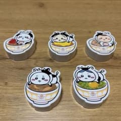Chiikawa x Sukiya Collaboration Magnets - Complete Set of 5