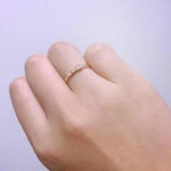 【最終値下げ！】♡リボンモチーフリング♡K10のサムネイル