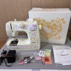 レア ハローキティ 電動ミシン コンパクトミシン - メルカリ