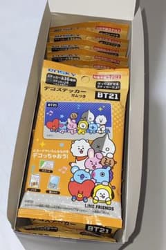 BT21 デコステッカー ガムつきのサムネイル