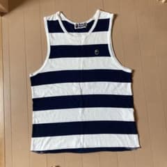 Ape ボーダータンクトップ　ネイビー×ホワイトのサムネイル
