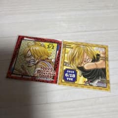 東京ワンピースタワー　ジャンプショップ　365日ステッカー　サンジ 東京ワンピースタワー ジャンプショップ 365日ステッカー サンジ