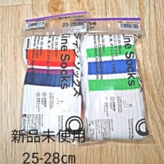 ラインソックス　am/pm ファミマ　2足セット 25～28cmのサムネイル