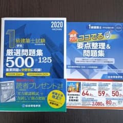 1級建築士試験 厳選問題集 500+125のサムネイル