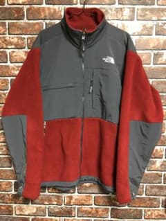 NORTH FACE ノースフェイス デナリジャケットＬサイズ RED×GREYのサムネイル