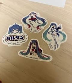 初音ミク バルサン コラボ ステッカー 4種セット - メルカリ