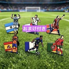 【250個以上】サッカー 国旗 ピンバッジ コレクション 超お得セット FIFA サッカーワールドカップ 選手 ピンバッジ 6個セット 国旗 - メルカリ