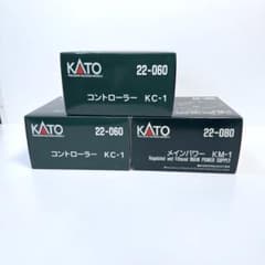KATOメインパワー KM-1 x1、コントローラー KC-1 x2 計3台 KATOメインパワー KM-1 x1、コントローラー KC-1 x2 計3台 - メルカリ