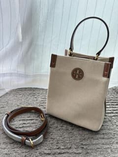 Thumbnail of Toryburch トリーバーチ キャンバス生地 ハンドバッグ ショルダーバッグ