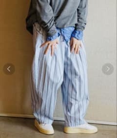 サックスブルー / ストライプパンツjournal standard luxeのサムネイル