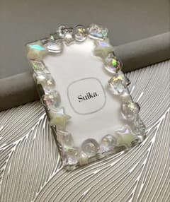トレカキーホルダー クリア トレカデコ