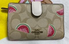 COACH コーチ　二つ折り財布　スイカのサムネイル