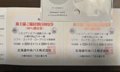 ニセコアンヌプリ国際スキー場 50%割引券 2枚　他割引券付きのサムネイル