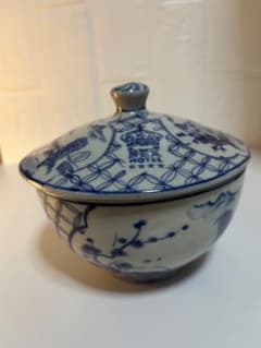 （未使用品‼️）REX HOTEL 蓋付きボウル 陶器 染付　希少　レア 未使用品‼️）REX HOTEL 蓋付きボウル 陶器 染付 希少 レア - メルカリ