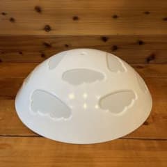 IKEA雲模様 ドーム型シーリングライト　電球付き