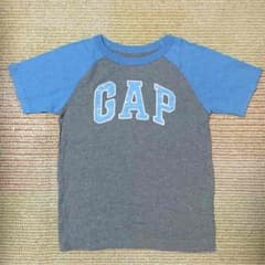 未使用 GAP 140 Tシャツ 水色/グレーのサムネイル