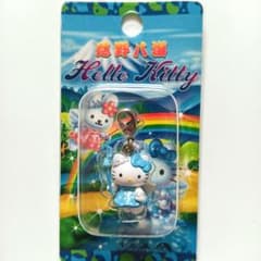 ハローキティ 忍野八海バージョン 御当地キティ ファスナーマスコット