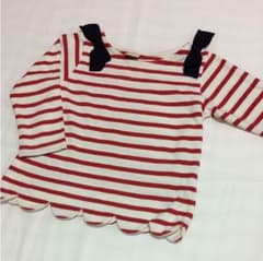 ☆1212様専用☆ボーダー カットソー プティマイン  110cmのサムネイル