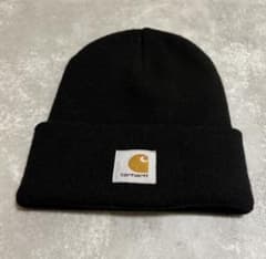 Carhartt ニット帽 ビーニー ブラックのサムネイル