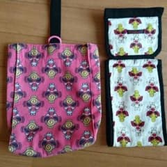ヒスミニ シューズ バック  トイレットペーパーカバー ハンドメイド中古のサムネイル