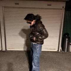 Y2K 00s archive converse 光沢ファーダウンジャケット平成 - メルカリ