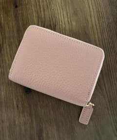 美品★GISELLE ピンク レザー ミニ財布 オールドピンクのサムネイル