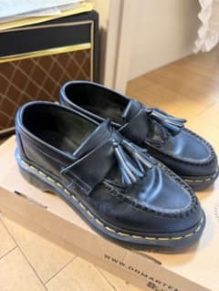ADRIAN イエローステッチ ローファー 箱付きのサムネイル