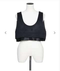 CHIEKO チエコ　lamb wool bustier ブラック38 CHIEKO チエコ lamb wool bustier ブラック38 - メルカリ