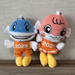 2025年「キャッフィー」&「チャッフィー」ボールチェーンぬいぐるみ2体セット 2025年 滋賀国スポ キャッフィー&チャッフィー ボールチェーン