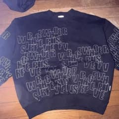 WISH FOREVER スウェット トレーナー ブラックのサムネイル