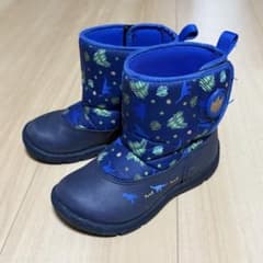 ムーンスター 16cm★スノーブーツ ブーツ 長靴 冬 雪 子供用 青 紺 恐竜