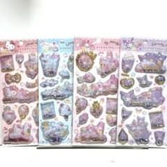 キラキラカプセルシール 4種セット❣️マイメロ クロミ シナモ キティ