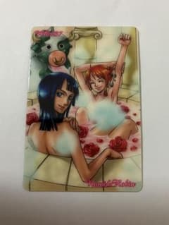 ONE PIECE 海賊王グミ カード No.237 希少】ワンピース 海賊王グミ No.237 ナミ&ロビン 入浴シーン - メルカリ