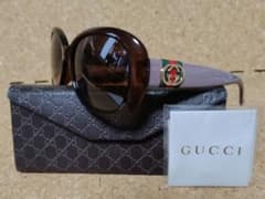 ☆美品☆GUCCI グッチ サングラス ブラウン インターロッキングG
