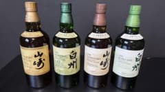 サントリー 山崎 白州 12年 NV 100周年記念ボトル 4本セット - メルカリ