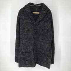 オールドジョー ニットガウン 38 ネイビー ウール100 - メルカリ