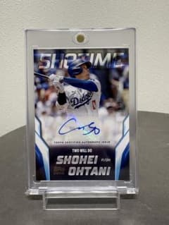 【世界5枚限定】大谷翔平 直筆サインカード 1/5 Topps Japanのサムネイル