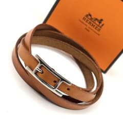 【箱付】HERMES エルメス アピ3 ブレスレット ロング ブラウン m87909537084_1.jpg?1768723096